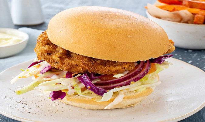 Chicken Schnitzel Burger