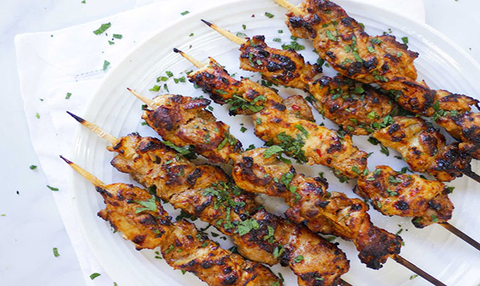 Chicken Kebab (4 Skewers)