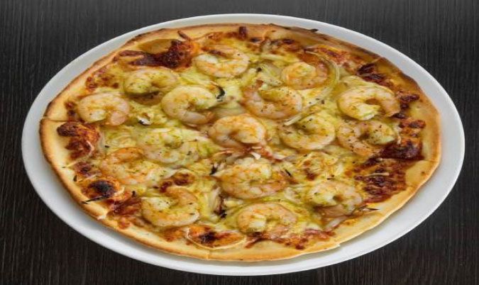 Garlic Prawns Pizza