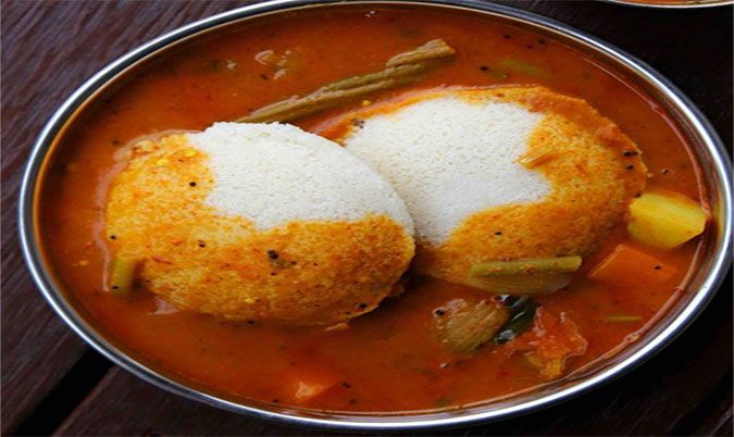 Sambar Idly (2 Pieces)