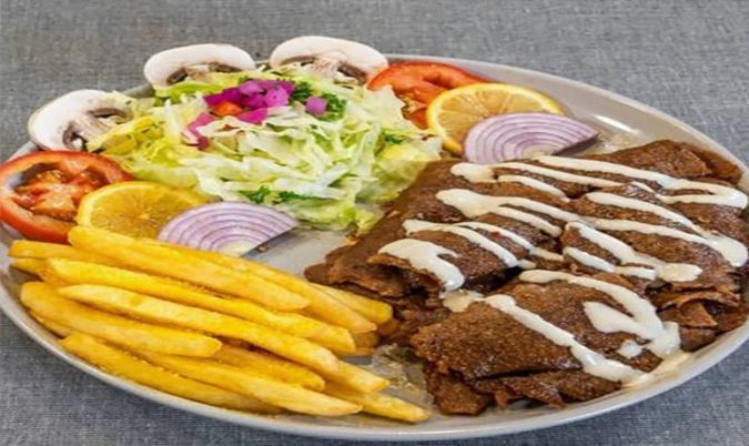 Lamb and Beef Kebab Plate