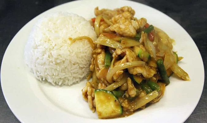 Curry Chicken with Rice