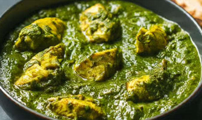 Saagwala Chicken Including Rice Box