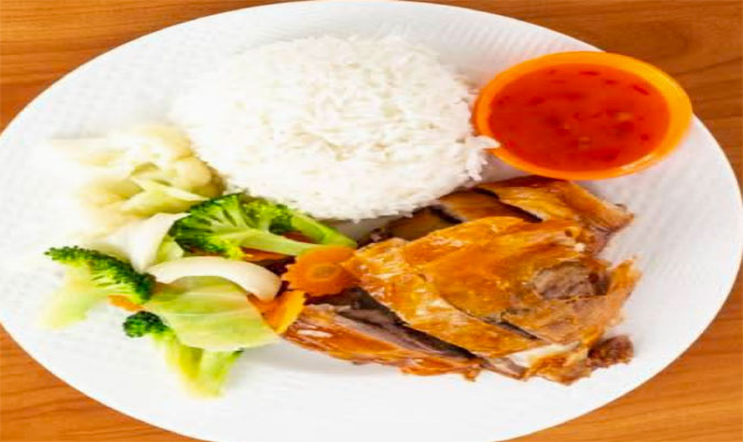 BBQ Duck with Rice