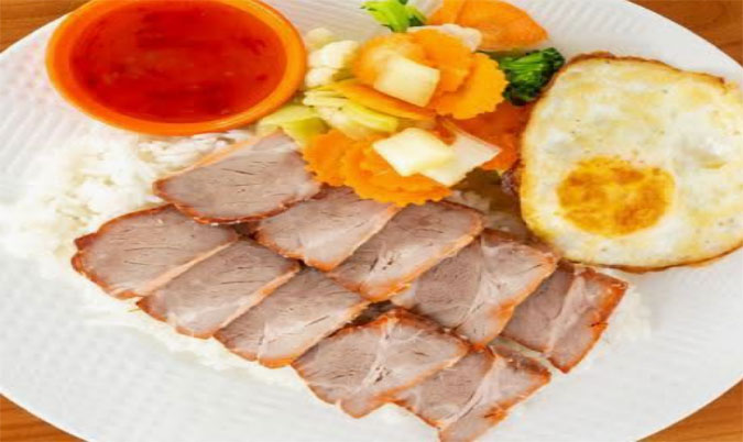 BBQ Char Siew Pork with Rice