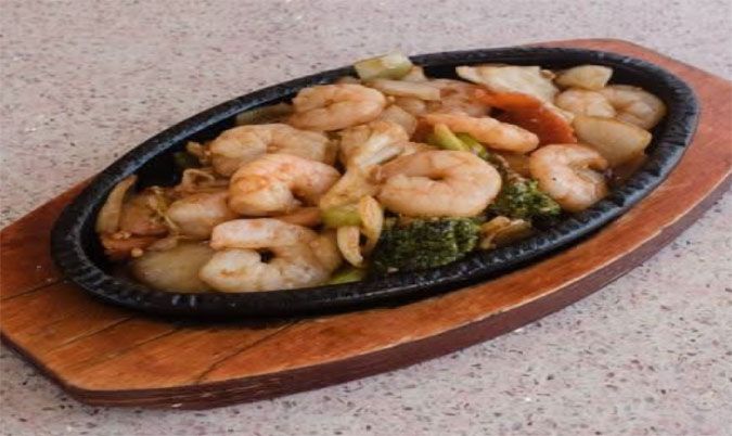 Sizzling Garlic Prawns
