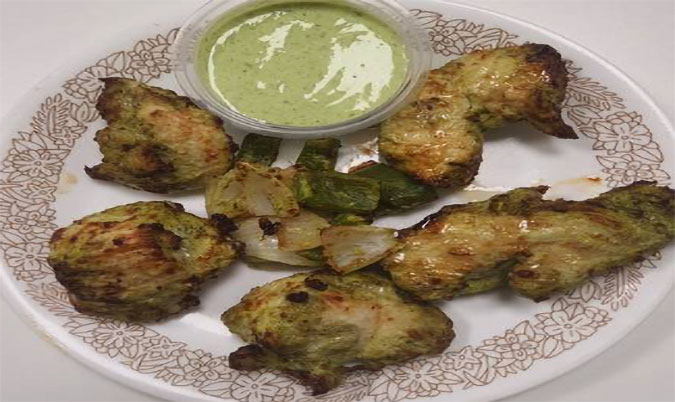 Chicken Hariyali Kebab
