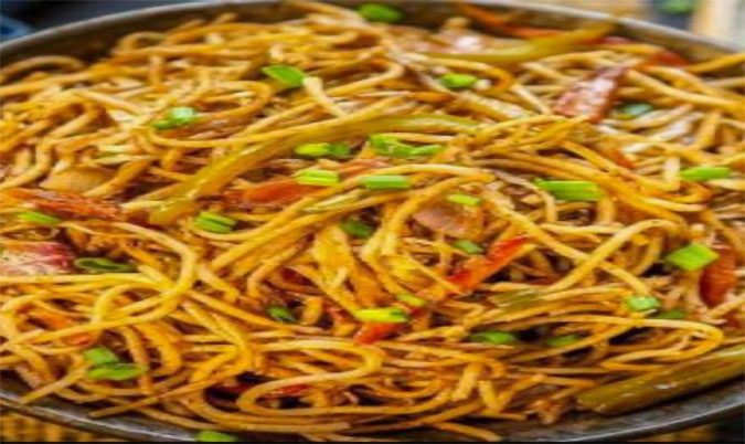 Veg Hakka Noodles Plain