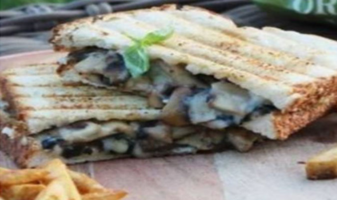 Stuffed Mushroom Sandwich
