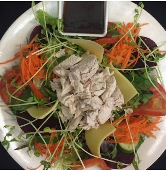 Poached Chicken Salad
