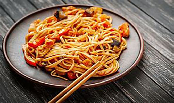 7.Udon Satay Noodles