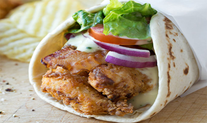 Fried Chicken Wrap