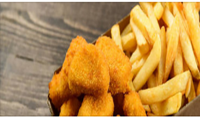 Hot Chips, Nuggets and Soft Drink