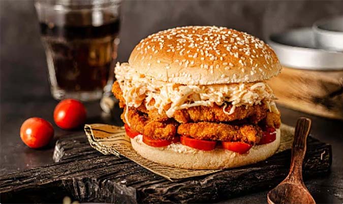 Chicken Schnitz Burger