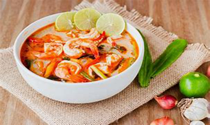 Seafood Tom Yum Noodle Soup