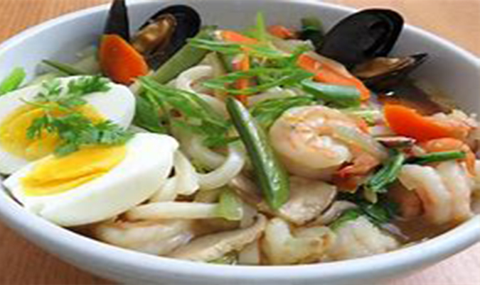 Seafood Combination Noodle Soup