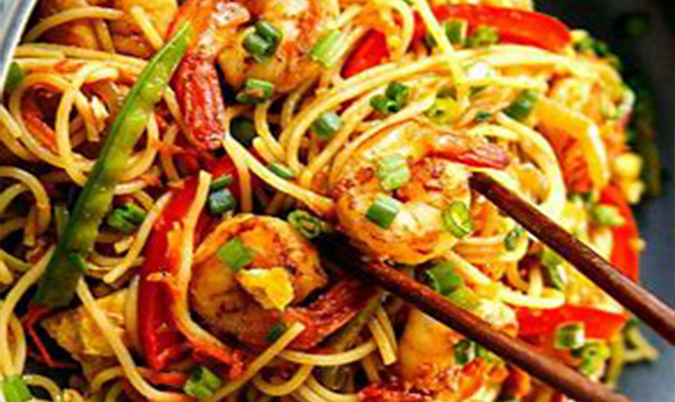 Singapore Noodle With Vegetable