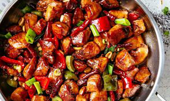 Chicken With Kung Pao Sauce