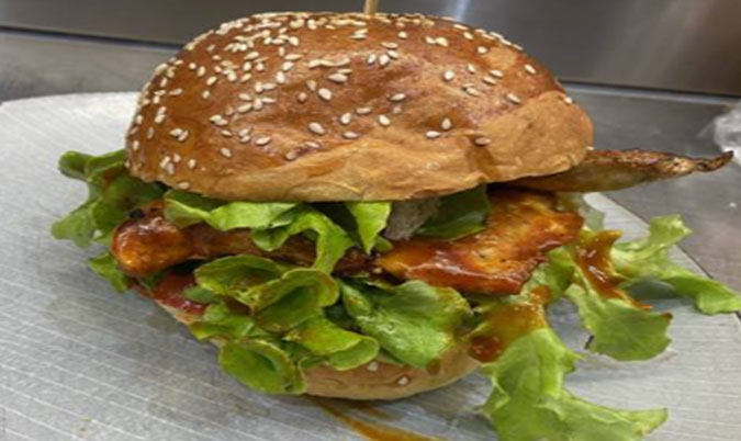 Buffalo Grilled Chicken Burger