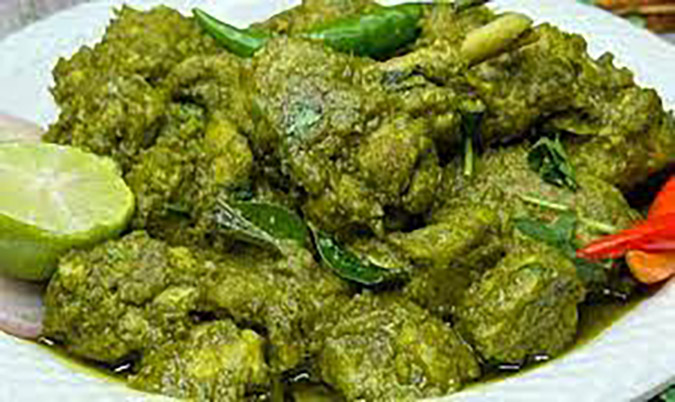 Chicken Green Masala