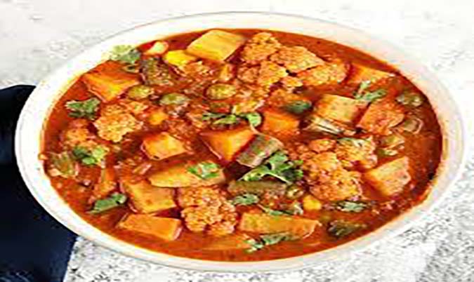 Mixed Vegetable Curry (V)