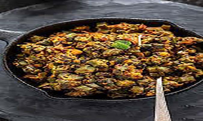 Okra Bhendi Curry (V)