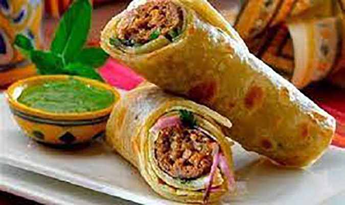 Shami Kebab Roll