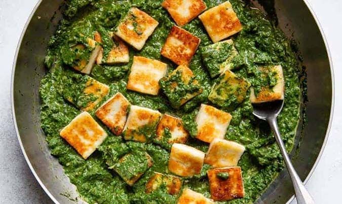 Palak Paneer (Mild - Medium)