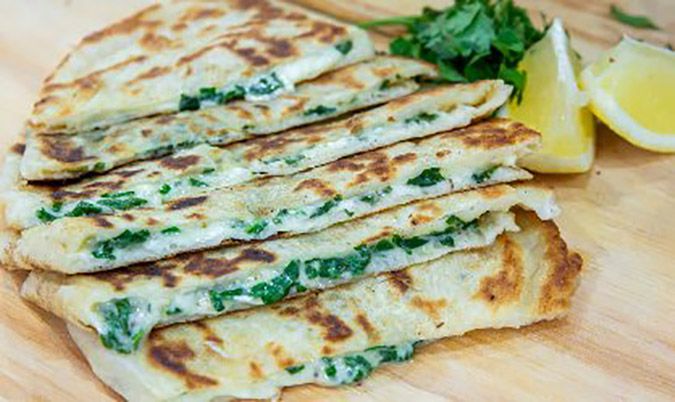 Spinach and Fetta Cheese Gozleme