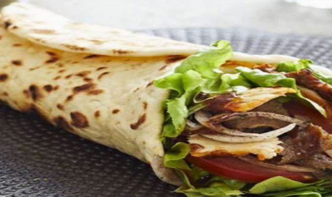 Mixed Kebab roll