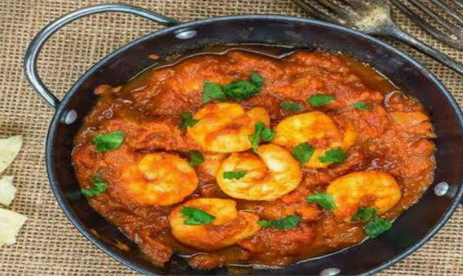 Chilli Prawns Curry (med-hot)