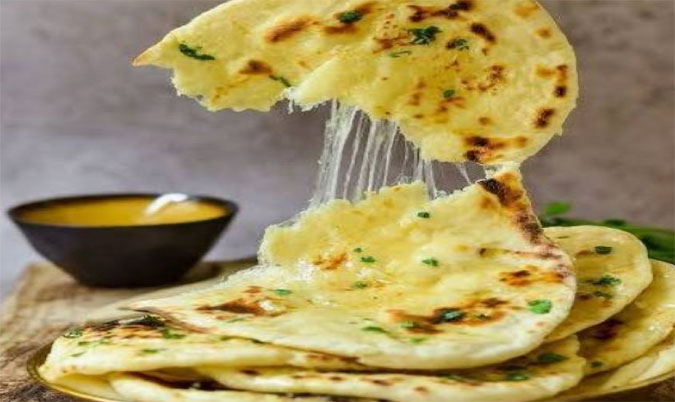 Cheese & Garlic Naan