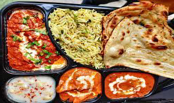 Without Naan -Meat Thali