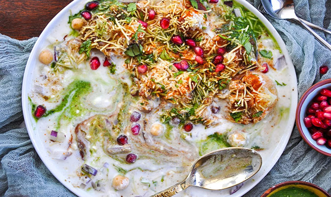 Papdi Chaat (Vegetarian)
