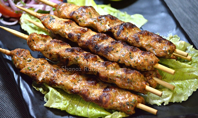 Chicken Seekh Kebab (BBQ)