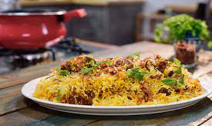 Shahi Hyderabadi Dum Biryani - Goat / Lamb