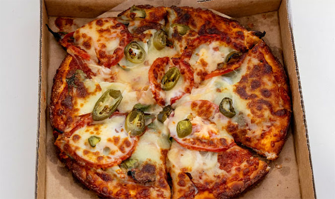 Spicy Vegetarian Pizza