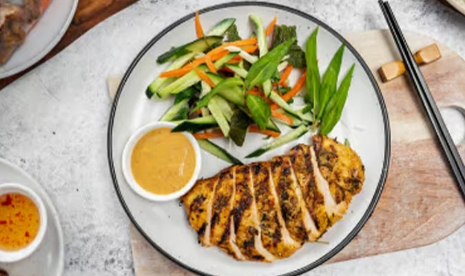 Grilled Chicken Bánh Mì (GF)