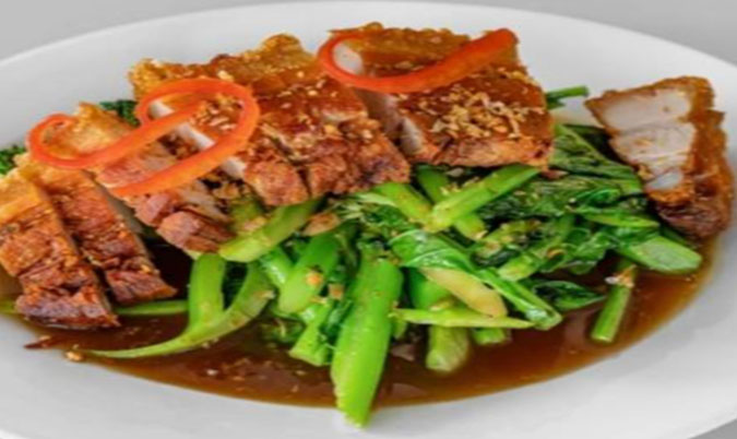 Crispy pork belly