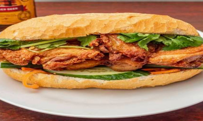 Crispy Skin Chicken Banh Mi