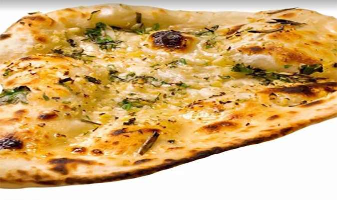 Cheesy Garlic Naan