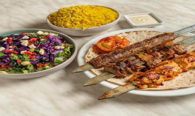 Mixed shish Platter (3 skewers)