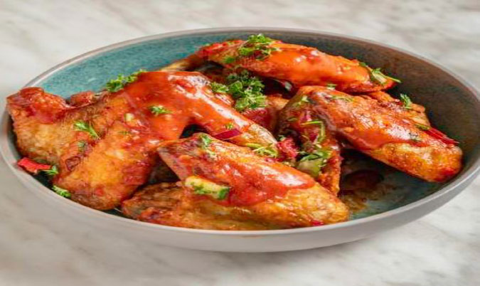 Peri peri wings (6 large pcs)