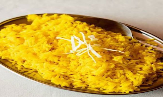 Large Saffron Rice