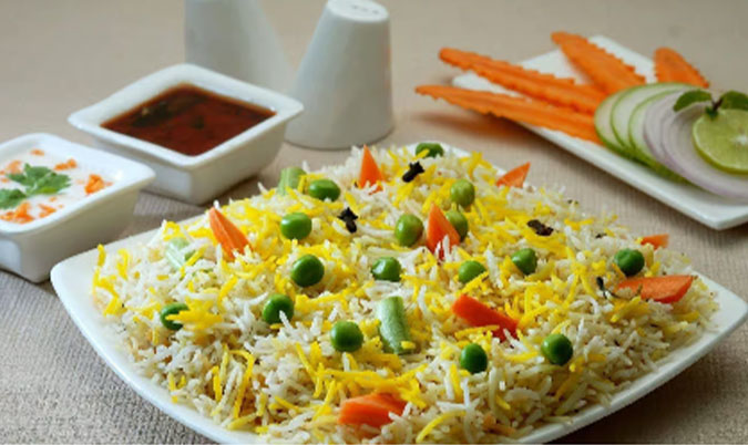 Vegetable Biryani (without Egg)