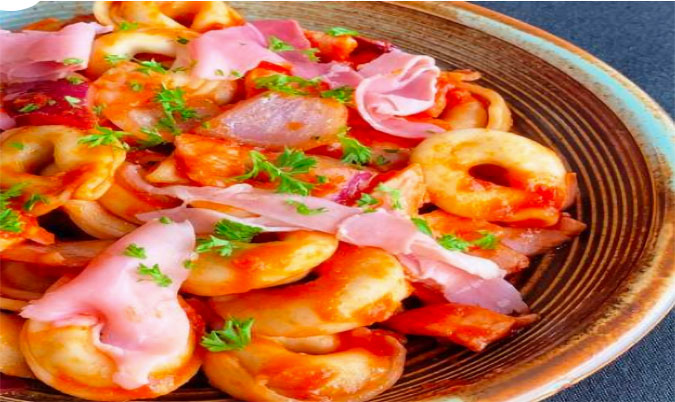 AMATRICIANA with TORTELLINI