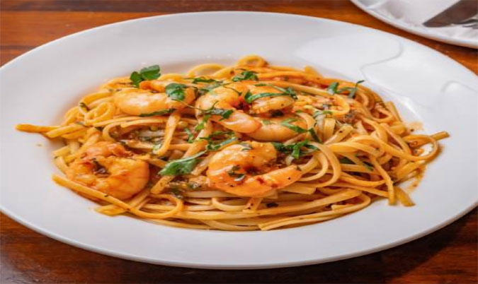 Linguine Prawn Pasta