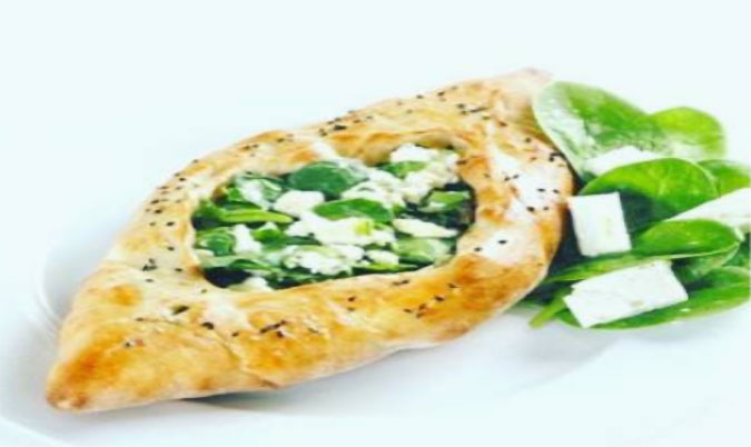 Spinach pide