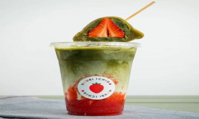 Mochi Topping - Strawberry Matcha