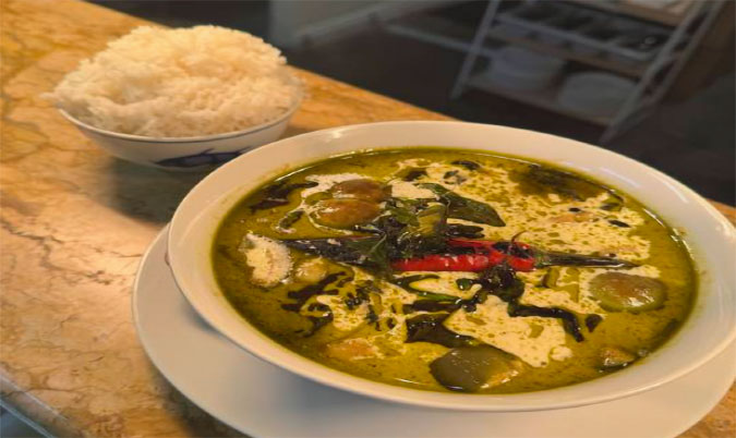 Thai Green Curry (V) (GF)